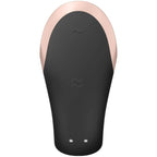SATISFYER - DOUBLE LOVE LUKSUZNI VIBRATOR BLACK -APP