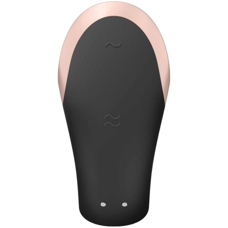 SATISFYER - DOUBLE LOVE LUKSUZNI VIBRATOR BLACK -APP