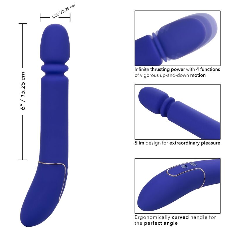 CALEXOTICS - SHAMELESS VIBRATOR THUMPER - BLUE
