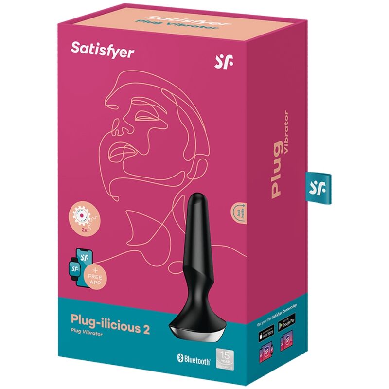 SATISFYER - PLUG ILICIOUS 2 ANALNI VIBRATOR - BLACK - APP