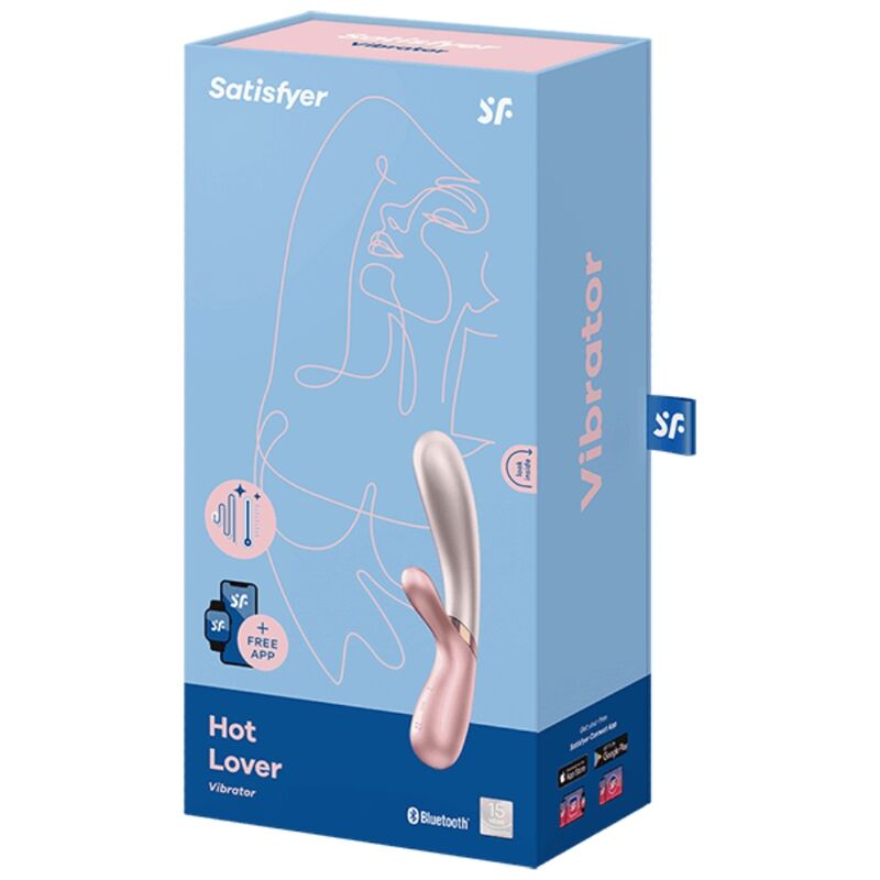 SATISFYER - HOT LOVER G-SPOT VIBRATOR ROSE & BEIGE - APP