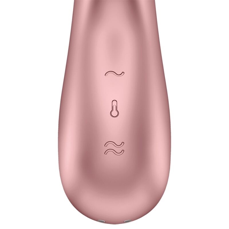 SATISFYER - HOT LOVER G-SPOT VIBRATOR ROSE & BEIGE - APP