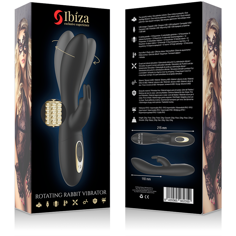 IBIZA - MOĆNI BISERNI ROTATOR S ZEČIJOM