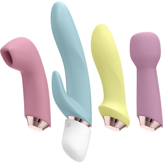 SATISFYER - ČUDESNI SET OD ČETIRI VIBRATORA I AIR PULSA