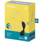 SATISFYER -SWEET SEAL VIBRIRAJUĆI ANAL PLUG  - APP CRNI