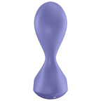 SATISFYER - SWEET SEAL VIBRIRAJUĆI ANALNI ČEP - APP LJUBIČASTI