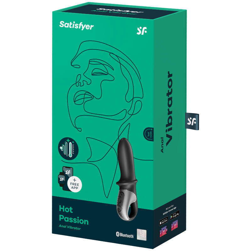 SATISFYER - HOT PASSION ANALNI VIBRATOR - APP CRNI