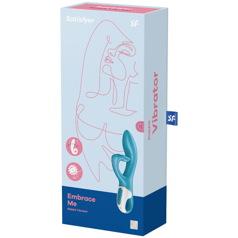 SATISFYER - EMBRACE ME G-SPOT VIBRATOR TURQUOISE