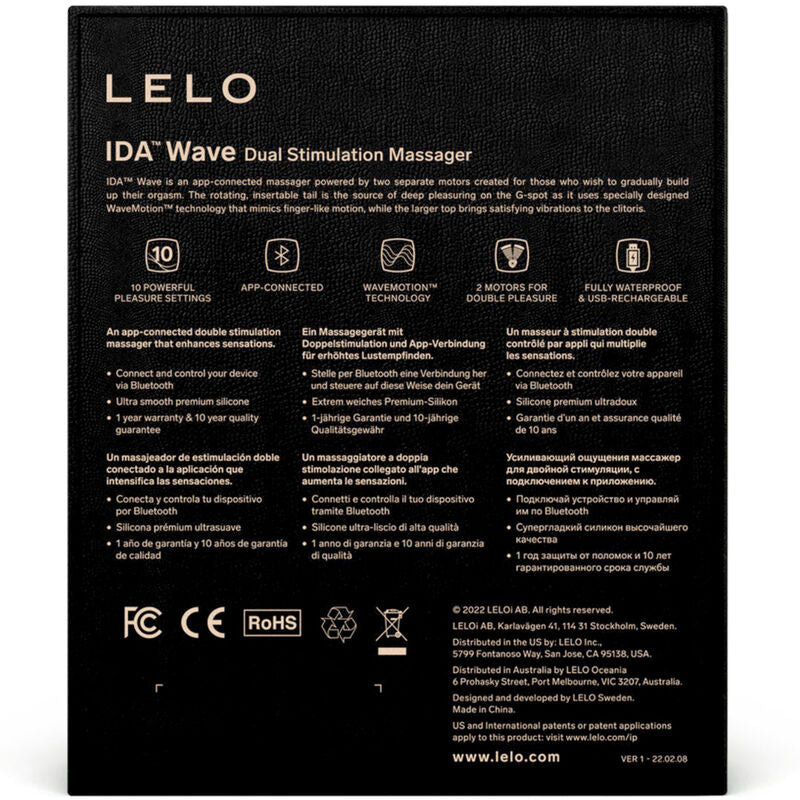 LELO - IDA WAVE G-SPOT VIBRATOR - APP CORAL