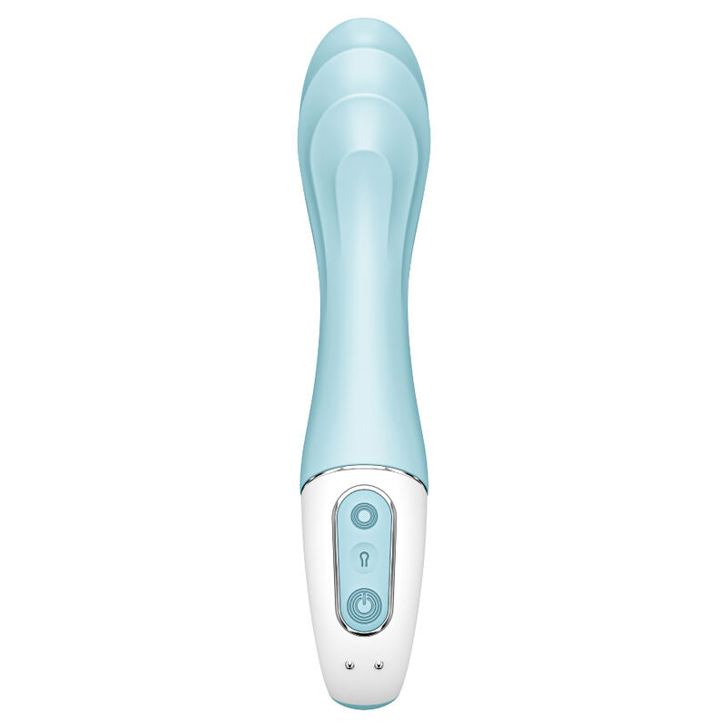 SATISFYER -  AIR PUMP VIBRATOR 5+ INFLATABLE G-SPOT VIBRATOR APP BLUE