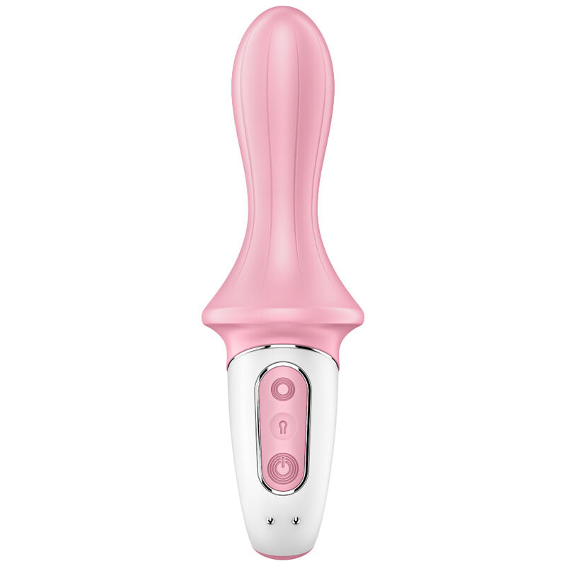 SATISFYER -  AIR PUMP BOOTY 5+ INFLATABLE ANAL VIBRATOR PINK
