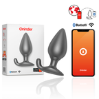ONINDER - RIO VIBRIRAJUĆI ANALNI ČEP - APP BLACK