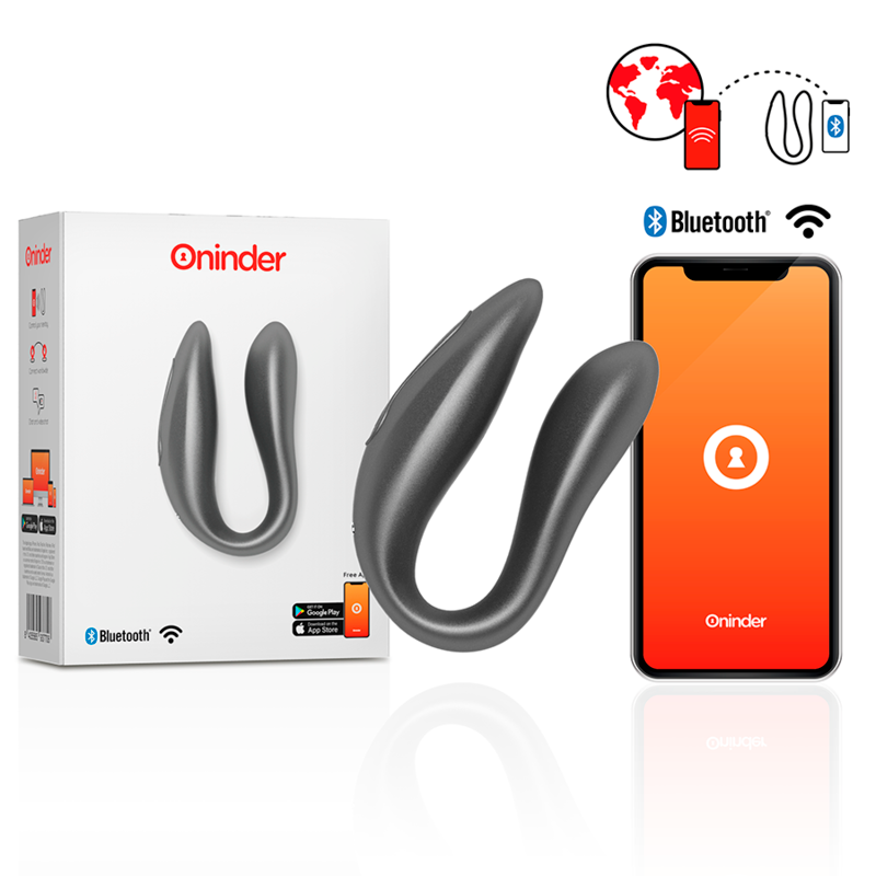 ONINDER - LISBOA CRNI G-TOČKA & KLITORIS STIMULATOR - BESPLATNA APLIKACIJA