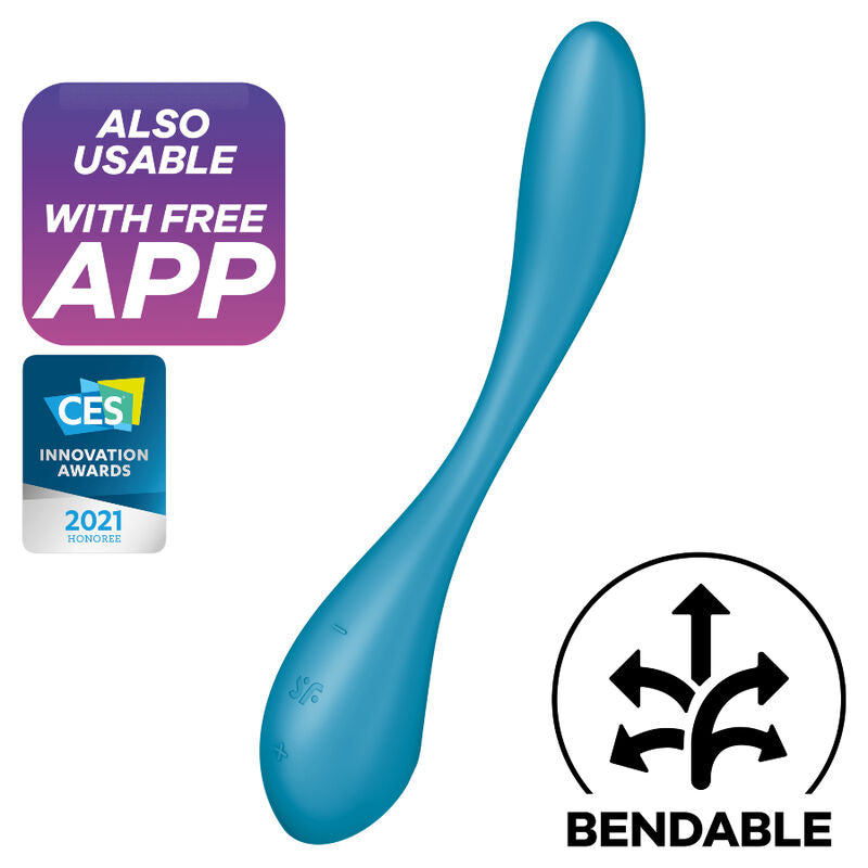 SATISFYER - G-SPOT FLEX 5 MULTI VIBRATOR PLAVI