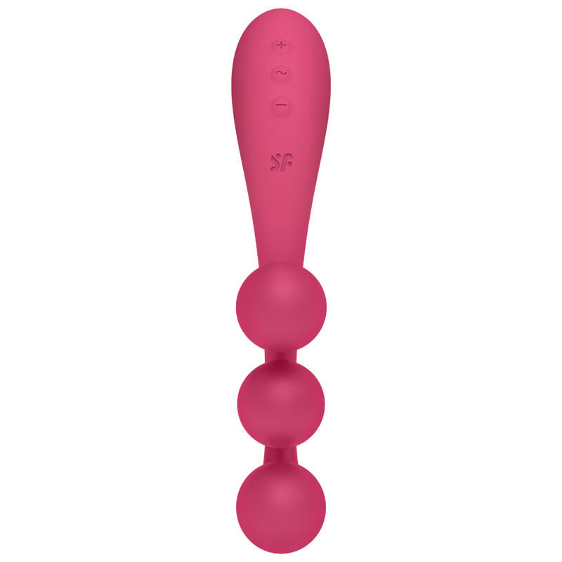 SATISFYER – TRI BALL 1 G-SPOT & MULTI VIBRATOR RED