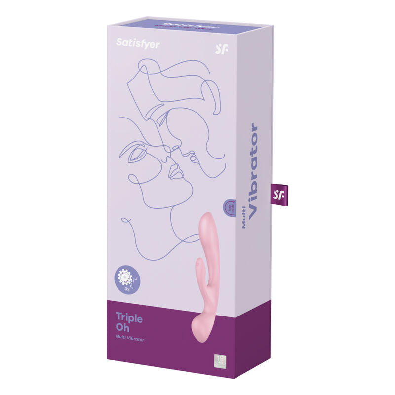 SATISFYER – TROSTRUKI OH VIBRATOR ZEČIĆ ROZI
