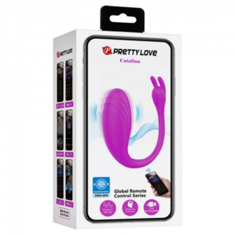 PRETTY LOVE - CATALINA G-SPOT MASAŽER BESPLATNA APLIKACIJA BOJA LAVANDE
