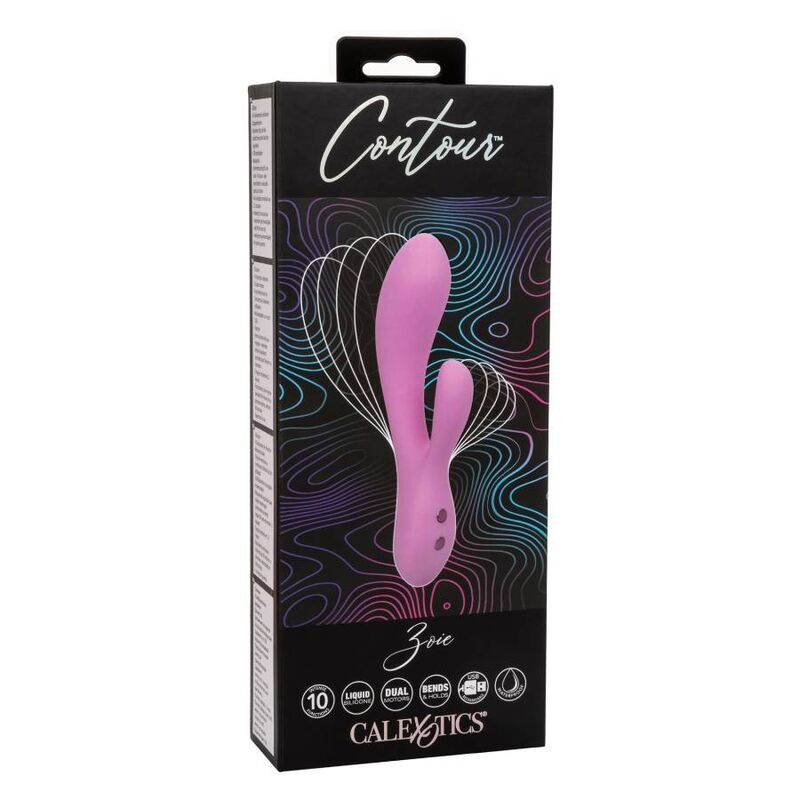 CALEXOTICS - KONTURNI ZOIE G-SPOT VIBRATOR PINK