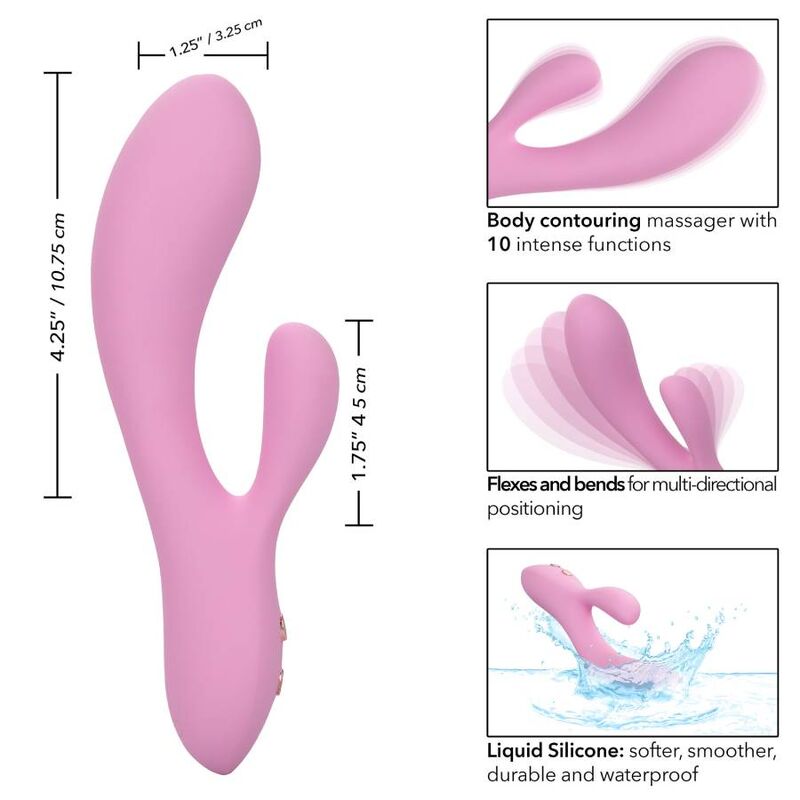 CALEXOTICS - KONTURNI ZOIE G-SPOT VIBRATOR PINK