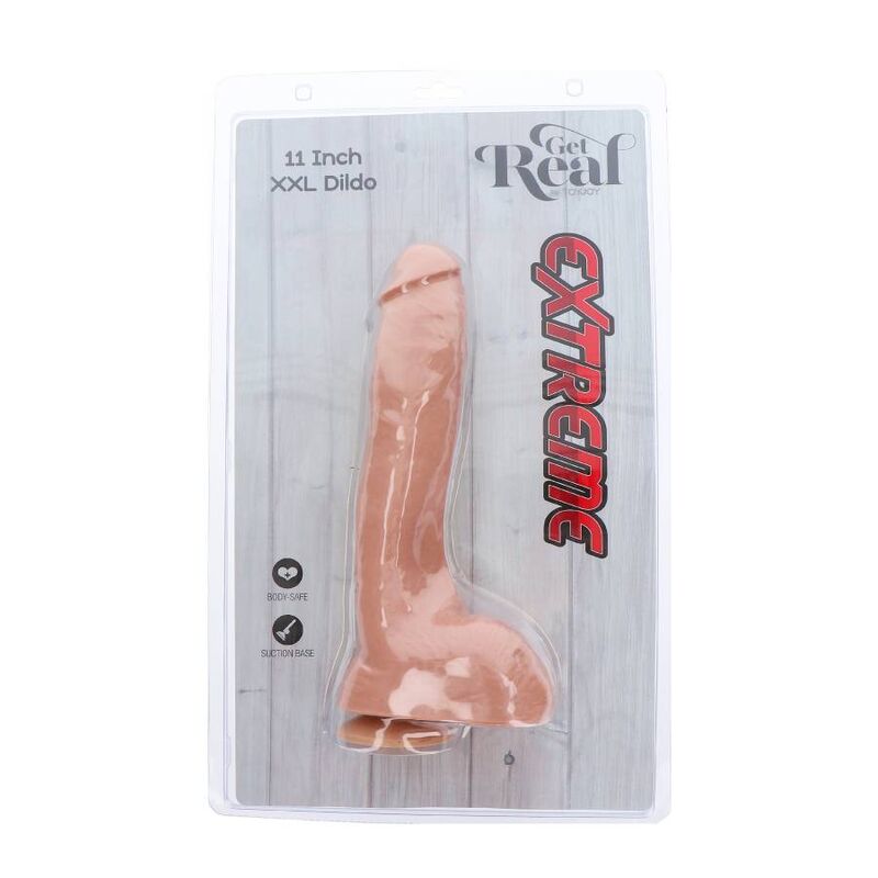BUDI REALAN - EKSTREMNI XXL DILDO 28 CM SKIN
