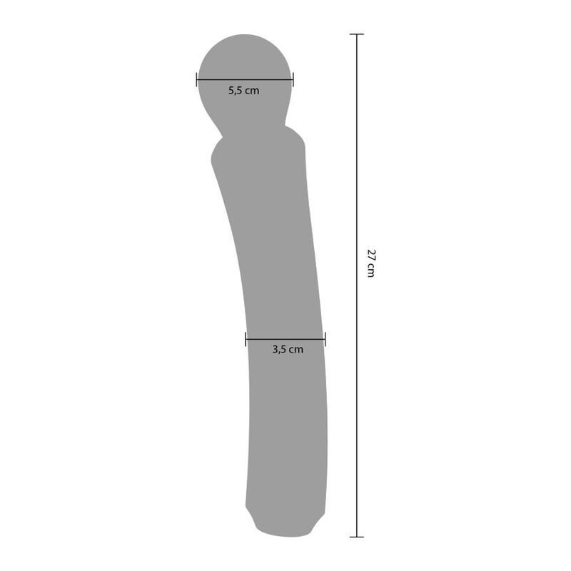 XOCOON -CURVED WAND VIBRATOR  FUCHSIA