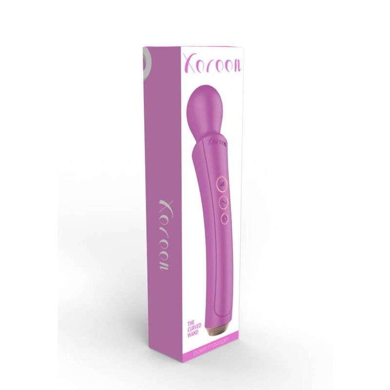 XOCOON -CURVED WAND VIBRATOR  FUCHSIA