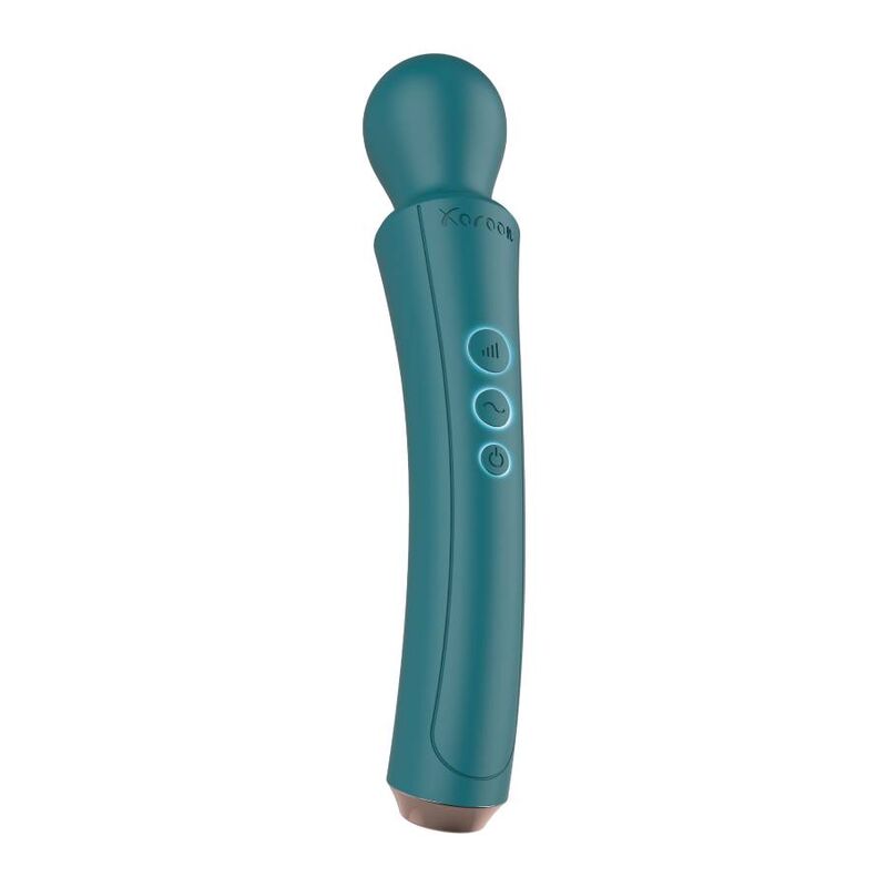 XOCOON - CURVED WAND VIBRATOR GREEN