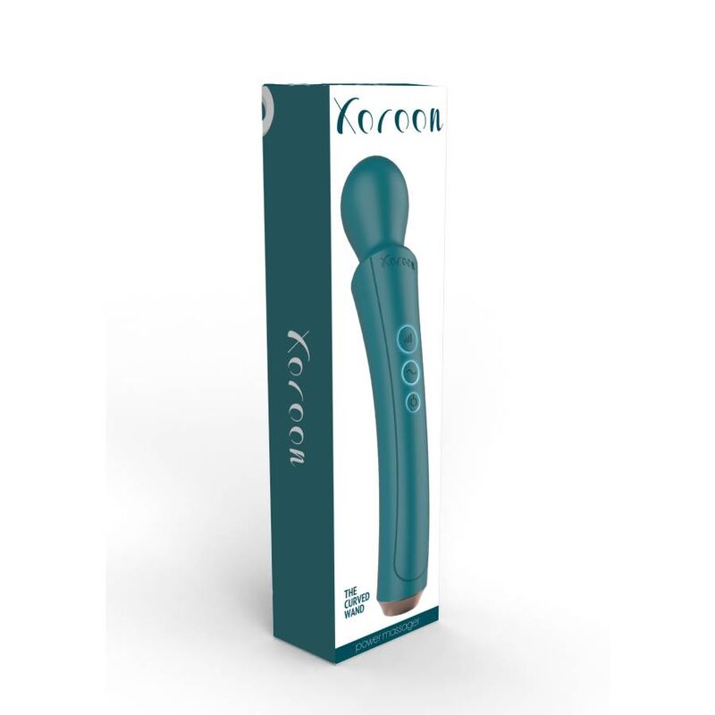 XOCOON - CURVED WAND VIBRATOR GREEN