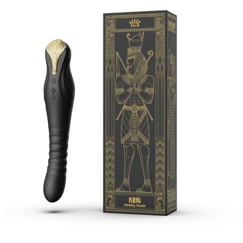 ZALO - KING THRUSTER VIBRATOR BLACK