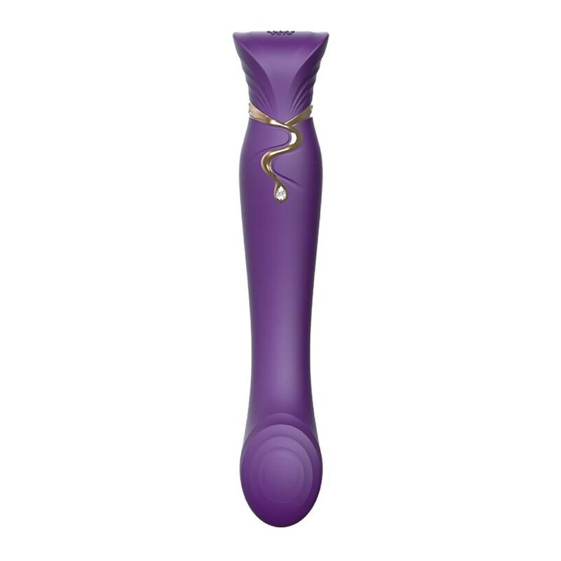 ZALO -  QUEEN G-SPOT PULS WAVE VIBRATOR PURPLE