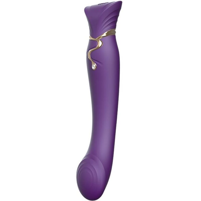 ZALO -  QUEEN G-SPOT PULS WAVE VIBRATOR PURPLE