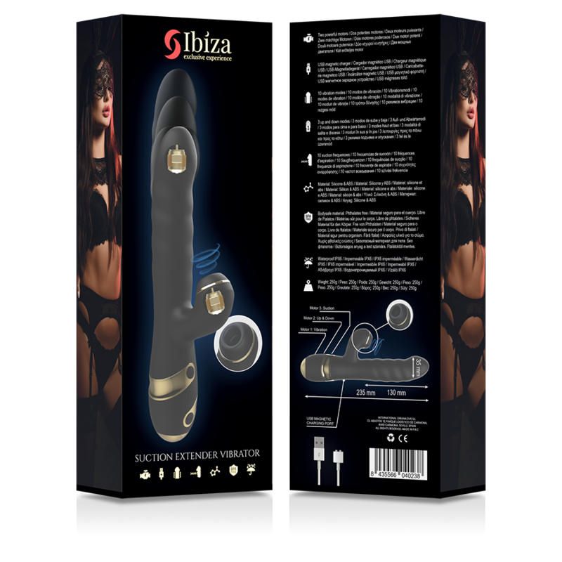 IBIZA - GORE I DOLJE + VIBRATOR + USISAVANJE KLITORISA