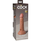 KING COCK - ELITNI REALISTIČNI SILIKONSKI DILDO 15,2 CM CARAMEL