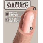 KING COCK - ELITNI REALISTIČNI SILIKONSKI DILDO 15,2 CM