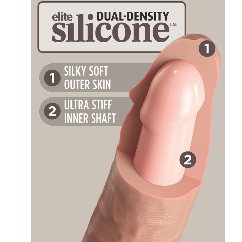 KING COCK - ELITNI REALISTIČNI SILIKONSKI DILDO 23 CM