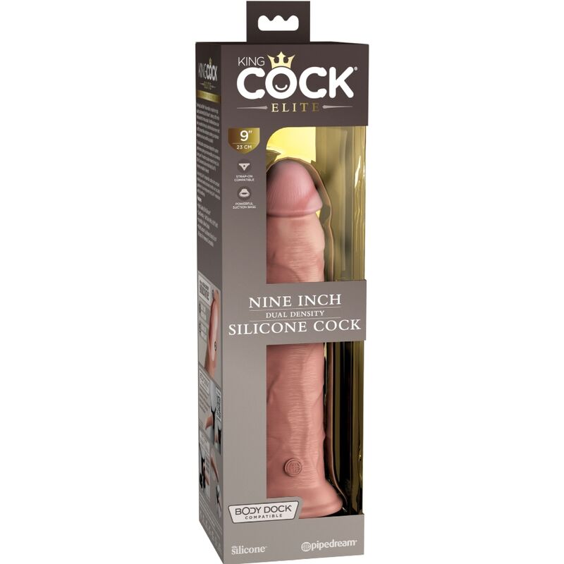 KING COCK - ELITNI REALISTIČNI SILIKONSKI DILDO 23 CM