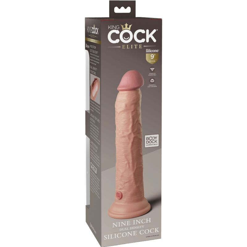 KING COCK - ELITNI REALISTIČNI SILIKONSKI DILDO 23 CM