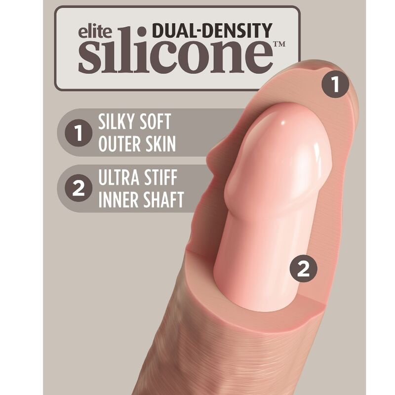 KING COCK - REALISTIČNI DILDO ELITE 17,8 CM