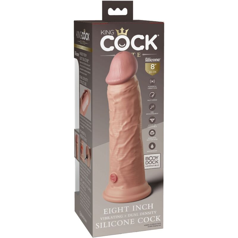KING COCK - ELITNI REALISTIČNI DILDO 20,3 CM