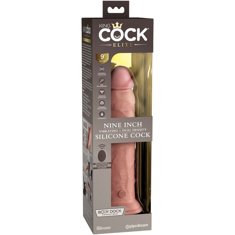 KING COCK - ELITNI REALISTIČNI DILDO VIBRATOR 23 CM