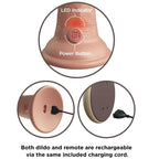 KING COCK - ELITNI REALISTIČNI DILDO VIBRATOR 23 CM