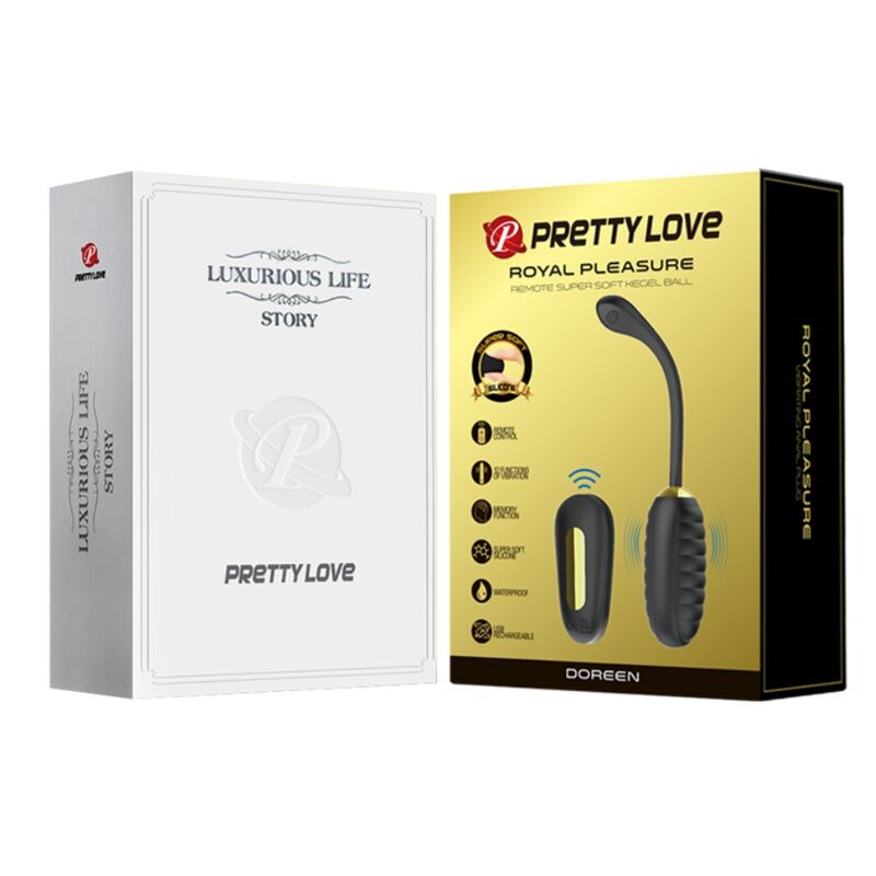 PRETTY LOVE - DOREEN LUKSUZNO VIBRIRAJUĆE JAJE BLACK