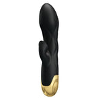 PRETTY LOVE -  LUKSUZNI RABBIT VIBRATOR BLACK -18K ZLATO