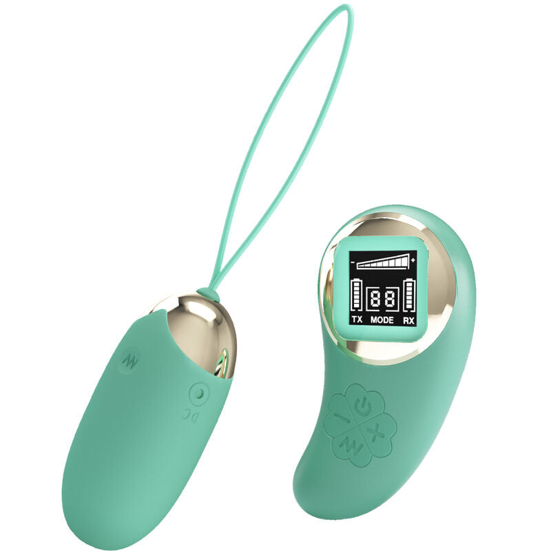 PRETTY LOVE - VIBRIJAJUĆA JAJA MINE - REMOTE CONTROL - GREEN