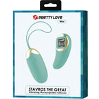 PRETTY LOVE - VIBRIJAJUĆA JAJA MINE - REMOTE CONTROL - GREEN
