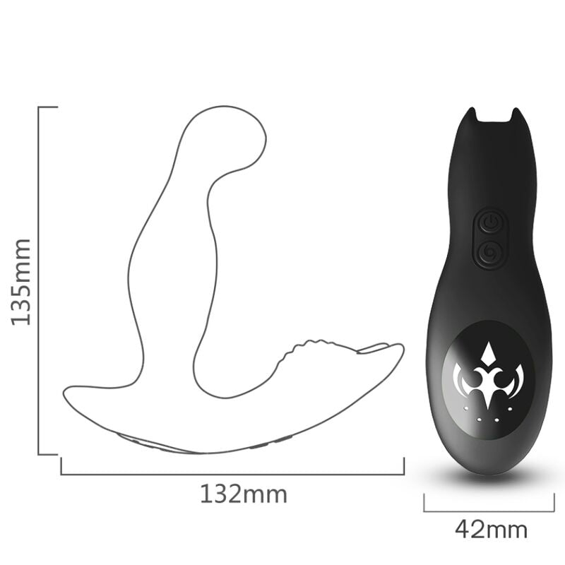 ARMONY - BAT KING VIBRATOR REMOTE CONTROL CRNI