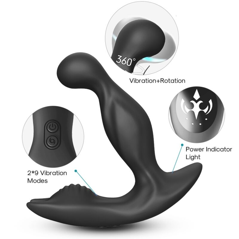 ARMONY - BAT KING VIBRATOR REMOTE CONTROL CRNI