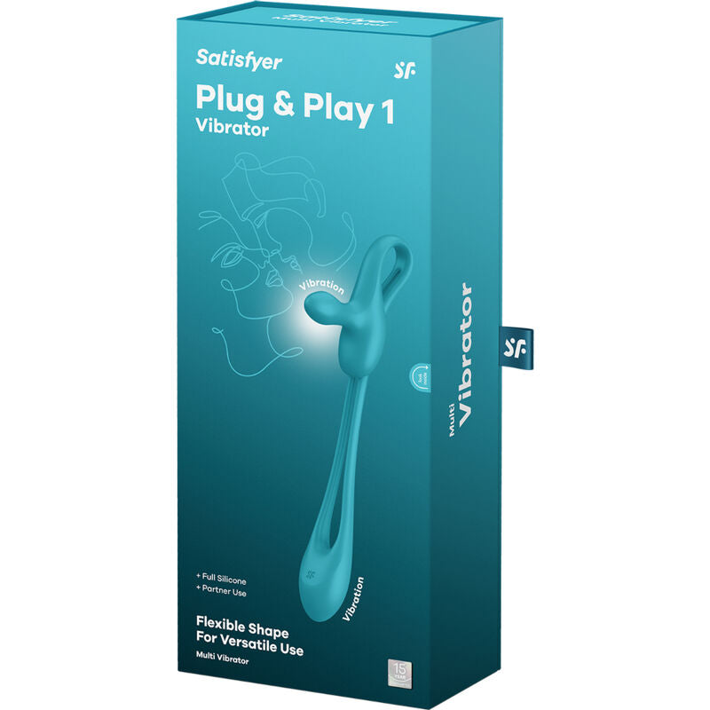 SATISFYER - PLUG & PLAY 1 FLEKSIBILNI MULTIVIBRATOR