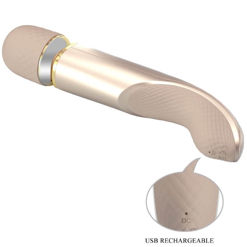 PRETTY LOVE -  WAND VIBRATOR - CHAMPAGN