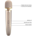 PRETTY LOVE -  WAND VIBRATOR - CHAMPAGN